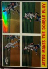 Derek Jeter [Black Refractor] #C105 Baseball Cards 2011 Topps Heritage Chrome Prices