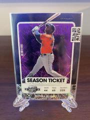 Yordan Alvarez [Optic Purple Velocity] #35 Baseball Cards 2021 Panini Contenders Prices