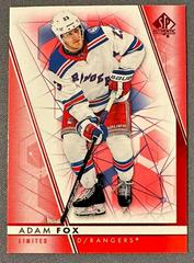 Adam Fox [Limited Red] #61 Hockey Cards 2022 SP Authentic Prices