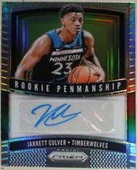 Jarrett Culver Basketball Cards 2019 Panini Prizm Rookie Penmanship Prices