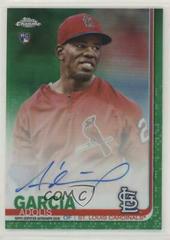 Adolis Garcia [Green Refractor] Baseball Cards 2019 Topps Chrome Rookie Autographs Prices