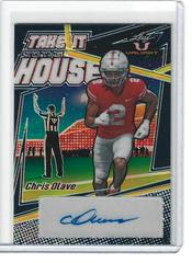 Chris Olave [Navy Blue] #TH-CO1 Football Cards 2022 Leaf Valiant Autographs Take it to the House Prices