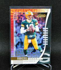 Aaron Rodgers [Red Squares] #70 Football Cards 2019 Panini Absolute Prices