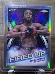 Leon Edwards [Refractor] #FDP-13 Ufc Cards 2024 Topps Chrome UFC Fired Up Prices