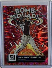 Fernando Tatis Jr. [Red] #BS-5 Baseball Cards 2022 Panini Donruss Bomb Squad Prices