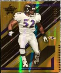 Ray Lewis [Gold] Football Cards 2004 Leaf Rookies & Stars Longevity Prices