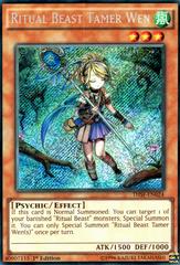 Ritual Beast Tamer Wen [1st Edition] YuGiOh The Secret Forces Prices