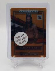 Roman Reigns [Gold] Wrestling Cards 2022 Panini Impeccable WWE Stainless Stars Prices