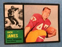 Dick James Football Cards 1962 Topps Prices