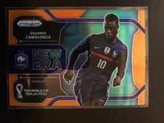 Eduardo Camavinga [Orange] #22 Soccer Cards 2022 Panini Prizm World Cup New Era Prices