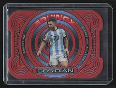 Alexis Mac Allister [Red Flood] #9 Soccer Cards 2022 Panini Obsidian Equinox Prices