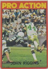 John Riggins [In Action] #126 Prices, 1972 Topps