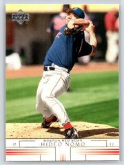 Hideo Nomo #165 Baseball Cards 2002 Upper Deck Prices