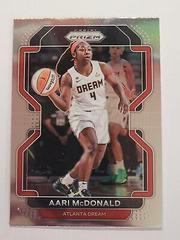 Aari McDonald #19 Basketball Cards 2022 Panini Prizm WNBA Prices