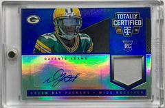 Davante Adams [Autograph Jersey Prime Mirror Blue] #172 Football Cards 2014 Panini Totally Certified Prices