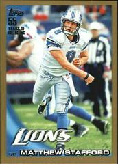 Matthew Stafford [Gold] #183 Football Cards 2010 Topps Prices