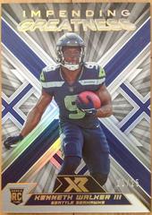 Kenneth Walker III [Purple] Football Cards 2022 Panini XR Impending Greatness Prices