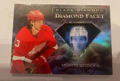 Moritz Seider #DF-MS Hockey Cards 2022 Upper Deck Black Diamond Facet Prices