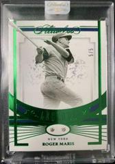 Roger Maris [Emerald] Baseball Cards 2021 Panini Flawless Prices