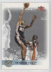 Tim Duncan #107 Basketball Cards 2003 Fleer Focus Prices
