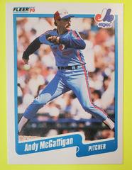 Andy McGaffigan #355 Baseball Cards 1990 Fleer Prices
