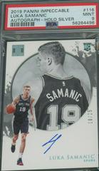 Luka Samanic [Autograph Holo Silver] #116 Basketball Cards 2019 Panini Impeccable Prices