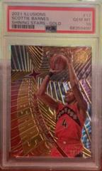 Scottie Barnes [Gold] Basketball Cards 2021 Panini Illusions Shining Stars Prices