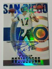 Philip Rivers [Autograph Refractor] Football Cards 2004 Topps Finest Prices
