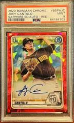 Joey Cantillo [Red] #BSPA-JC Baseball Cards 2020 Bowman Sapphire Autographs Prices