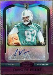 Christian Wilkins [Signature Mirror Purple] #166 Football Cards 2019 Panini Certified Prices