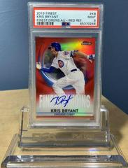 Kris Bryant [Red Refractor] #KB Baseball Cards 2019 Topps Finest Origins Autograph Prices