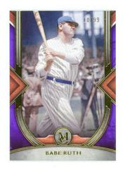 Babe Ruth [Amethyst] #60 Baseball Cards 2022 Topps Museum Collection Prices