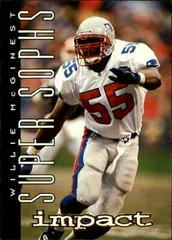 Willie McGinest Football Cards 1995 Skybox Impact Prices