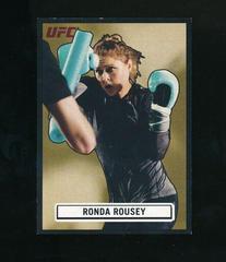 Ronda Rousey [Black] #OS-RR Ufc Cards 2013 Topps UFC Bloodlines Octagon Side Prices