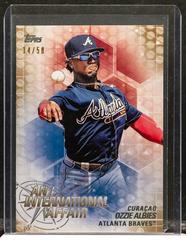 Ozzie Albies [Gold] #IA-12 Baseball Cards 2018 Topps Update an International Affair Prices