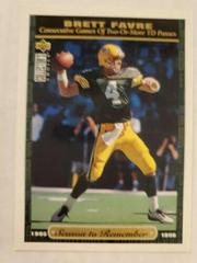 Brett Favre Football Cards 1996 Collector's Choice Prices