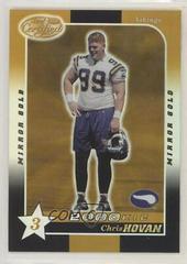 Chris Hovan [3 Star Mirror Gold] #170 Football Cards 2000 Leaf Certified Prices