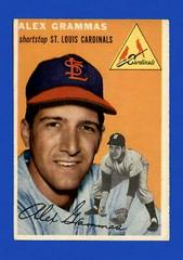Alex Grammas Baseball Cards 1954 Topps Prices