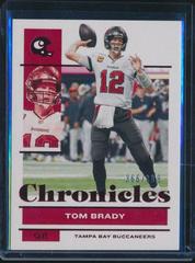 Tom Brady [Red] #89 Football Cards 2021 Panini Chronicles Prices
