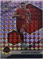 Aaron Ramsey [Purple Mosaic] Soccer Cards 2021 Panini Mosaic Road to FIFA World Cup Prices