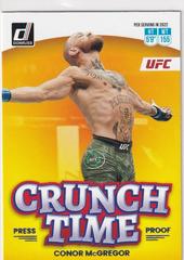 Conor McGregor [Press Proof Silver] #18 Ufc Cards 2023 Panini Donruss Ufc Crunch Time Prices