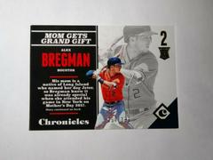 Alex Bregman [Gold] #105 Baseball Cards 2017 Panini Chronicles Prices