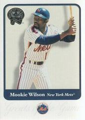 Mookie Wilson #18 Baseball Cards 2001 Fleer Greats Prices