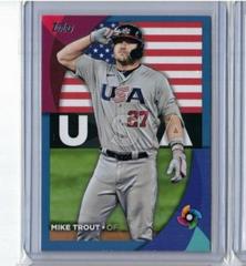 Mike Trout [Blue] #WBC-1 Baseball Cards 2023 Topps World Classic Stars Prices
