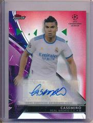 Casemiro [Red] Soccer Cards 2021 Topps Finest UEFA Champions League Autographs Prices