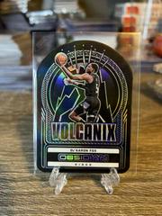 De'Aaron Fox Basketball Cards 2021 Panini Obsidian Volcanix Prices