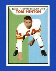 Tom Hinton #10 Football Cards 1965 Topps CFL Prices