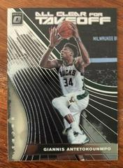 Giannis Antetokounmpo Basketball Cards 2019 Panini Donruss Optic All Clear for Takeoff Prices