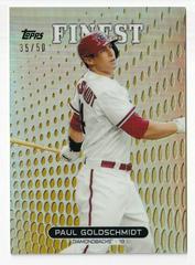 Paul Goldschmidt [Gold Refractor] #26 Baseball Cards 2013 Finest Prices