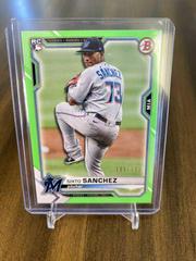 Sixto Sanchez [Green] #13 Baseball Cards 2021 Bowman Prices